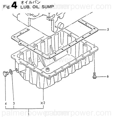Order YANMAR 721575-01540 Oil Pan