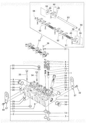 Order YANMAR 727610-11702 Head Assy,Cylinder
