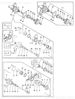 Order YANMAR 727610-42101 Pump Assy, Water