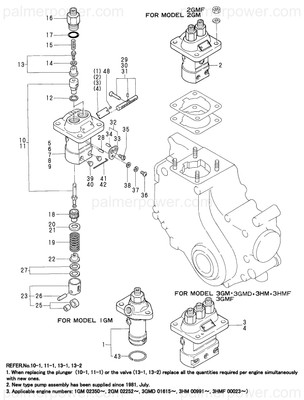 Order YANMAR 728696-51100 Pump, Fuel Inj