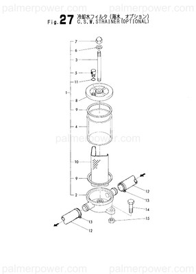 Order YANMAR 919400-02500 Strainer