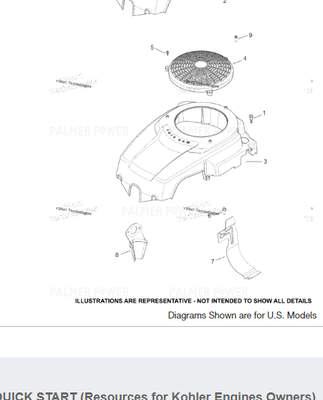 Order KOHLER 20-755-40-S Kit, blower housing & guard