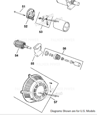 Order KOHLER 12-098-21-S Use 12 098 19-s starter after serial no. 2412400004. includes 51-56