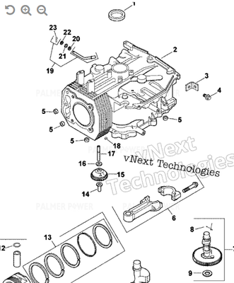 Order KOHLER 12-043-05-S Governor gear assembly