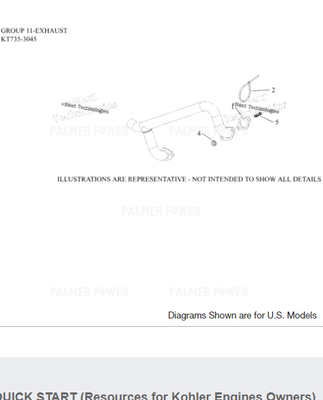 Order KOHLER 25-072-36-S Stud, exhaust Order KOHLER 25-072-36-S Stud, exhaust