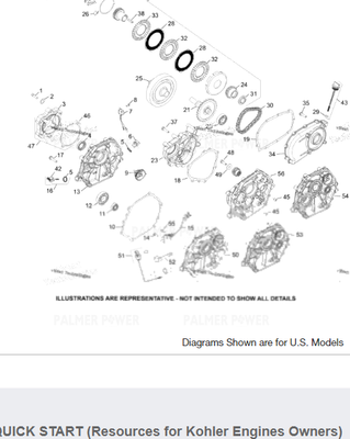 Order KOHLER 17-032-16-S Seal, radial shaft