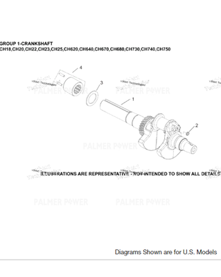 Order KOHLER 24-014-405-S Crankshaft, non-thrust style