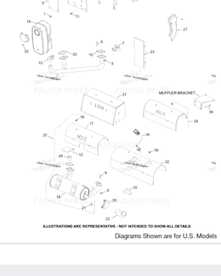 Order KOHLER 24-068-116-S Muffler Order KOHLER 24-068-116-S Muffler