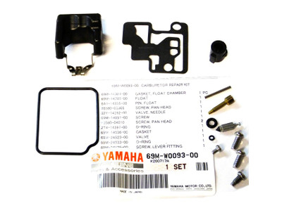 Order YAMAHA 69M-W0093-00-00  F2.5 Carburetor repair kit