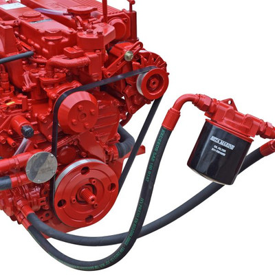 BETA MARINE AK/B85/3h/001 Bulkhead Mount Remote Oil Filter Kit