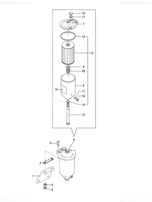 Order YANMAR 127610-55811 Support, Filter