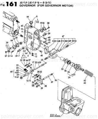 Order YANMAR 735210-61491 Case Assy, Governor