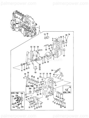 Order YANMAR 127452-61550 Governor