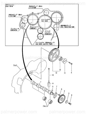 Order YANMAR 120324-14010 Camshaft