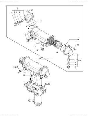Order YANMAR 727650-33700 Cooler Assy, Oil