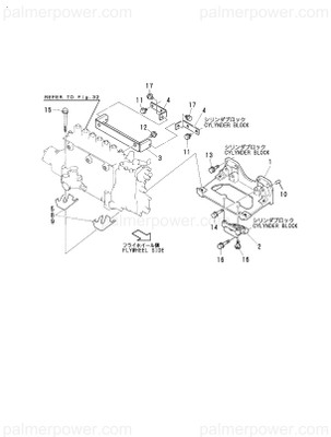 Order YANMAR 127695-54020 Bracket, Pump