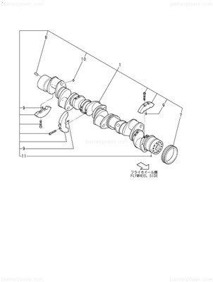 Order YANMAR 748218-21700-A Crankshaft Assy