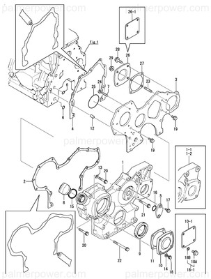 Order YANMAR 129470-01500 Case, Gear