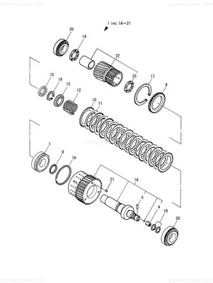 Order YANMAR 777501-03850 Rotator Assy