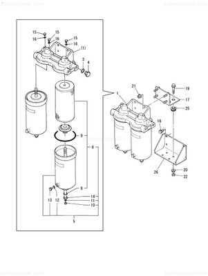Order YANMAR 748816-55501 Strainer Assy, Fuel