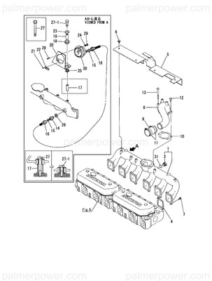 Order YANMAR 727610-12701 Manifold Assy