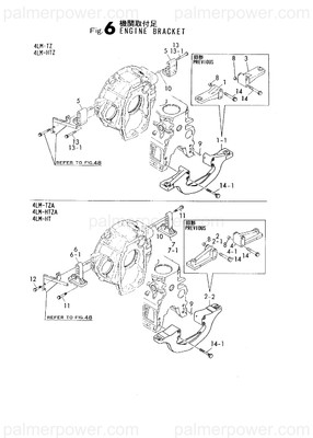 Order YANMAR 120130-01061 Foot, Mounting