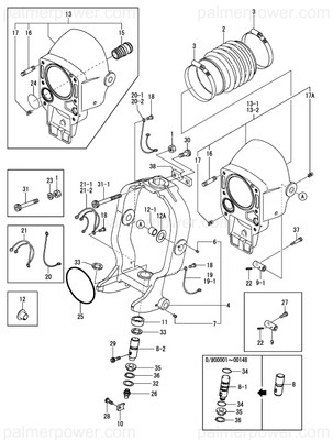 Order YANMAR 196322-01380 Nut, Lock M12
