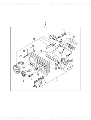 Order YANMAR 120130-91170 Panel Assy