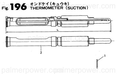 Order YANMAR 138613-91301 Thermometer, Exh.