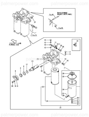 Order YANMAR 748640-55510 Strainer Assy, Fuel