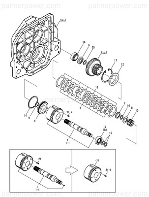 Order YANMAR 177058-03011 Shaft Assy, Input