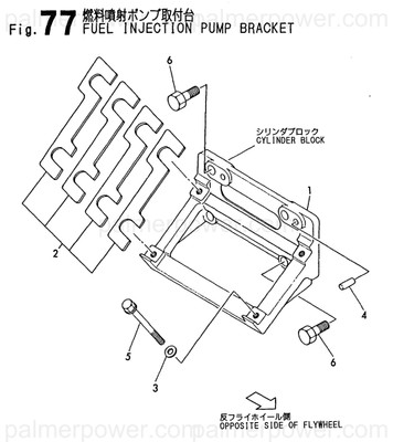 Order YANMAR 126616-54021 Bracket