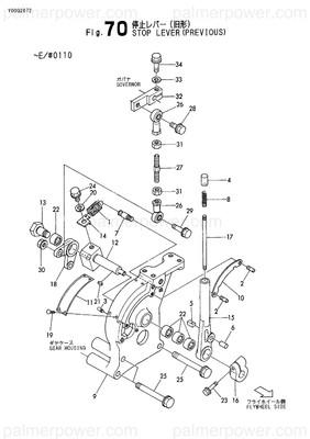 Order YANMAR 135210-61840 Spring, Stop Handle