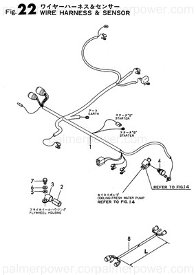 Order YANMAR 129578-77930 Harness, Wire