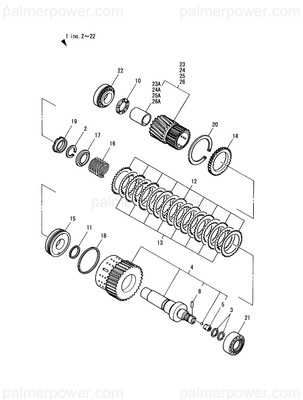 Order YANMAR 777555-03850 Rotator Assy