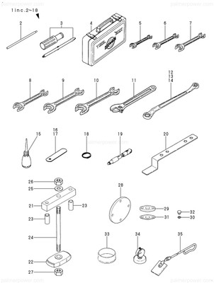 Order YANMAR 726613-92100 Tool Assy