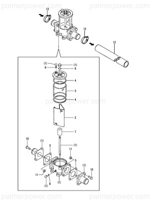 Order YANMAR 126630-48801 Filter Assy,Seawater
