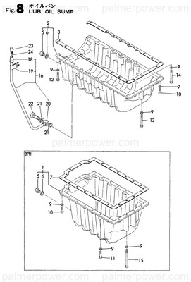 Order YANMAR 724411-01540 Sump Assy, Oil