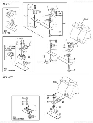 Order YANMAR 127495-08240 Shim Set, Adjusting