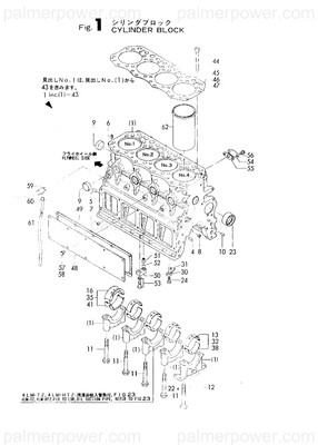 Order YANMAR 720142-01560 Block Assy, Cylinder