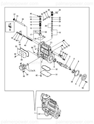 Order YANMAR 729690-51300 Pump Assy, Injection