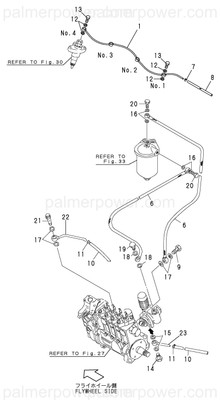 Order YANMAR 127422-59440 Pipe Assy, Return
