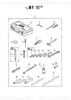 Order YANMAR 728619-92100 Tool Assy