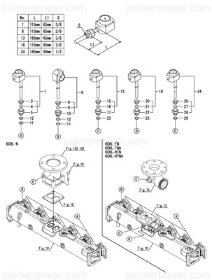 Order YANMAR 127653-91410 Thermometer,Exhaust