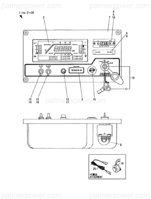 Order YANMAR 127687-91180 Panel Assy