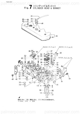 Order YANMAR 727425-11700 Head Assy, Cylinder