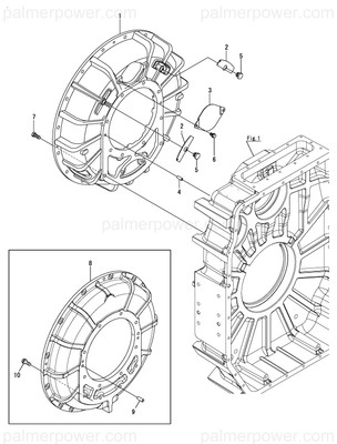 Order YANMAR 177501-02050 Flange, Mounting