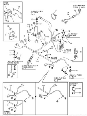 Order YANMAR 129693-77910 Harness, Wire