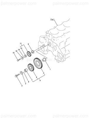 YANMAR 127881-39740 Bracket - Palmer Power