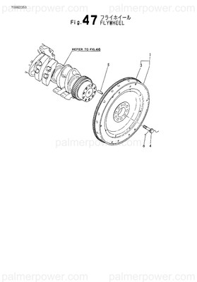 Order YANMAR 148606-21380 Flywheel Assy